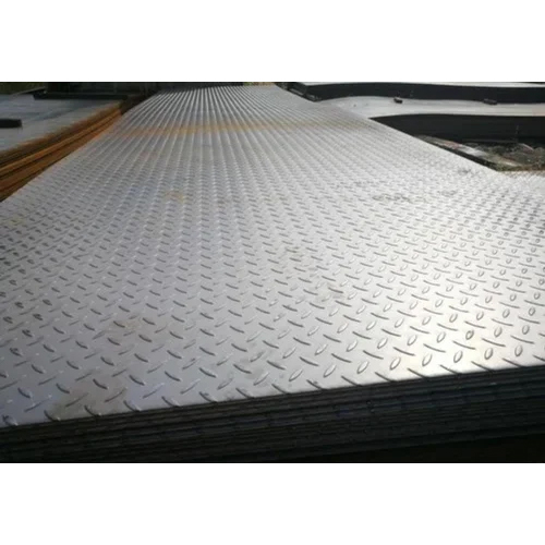 Mild Steel Chequered Plates - Industrial Grade Mild Steel, Silver Color ...