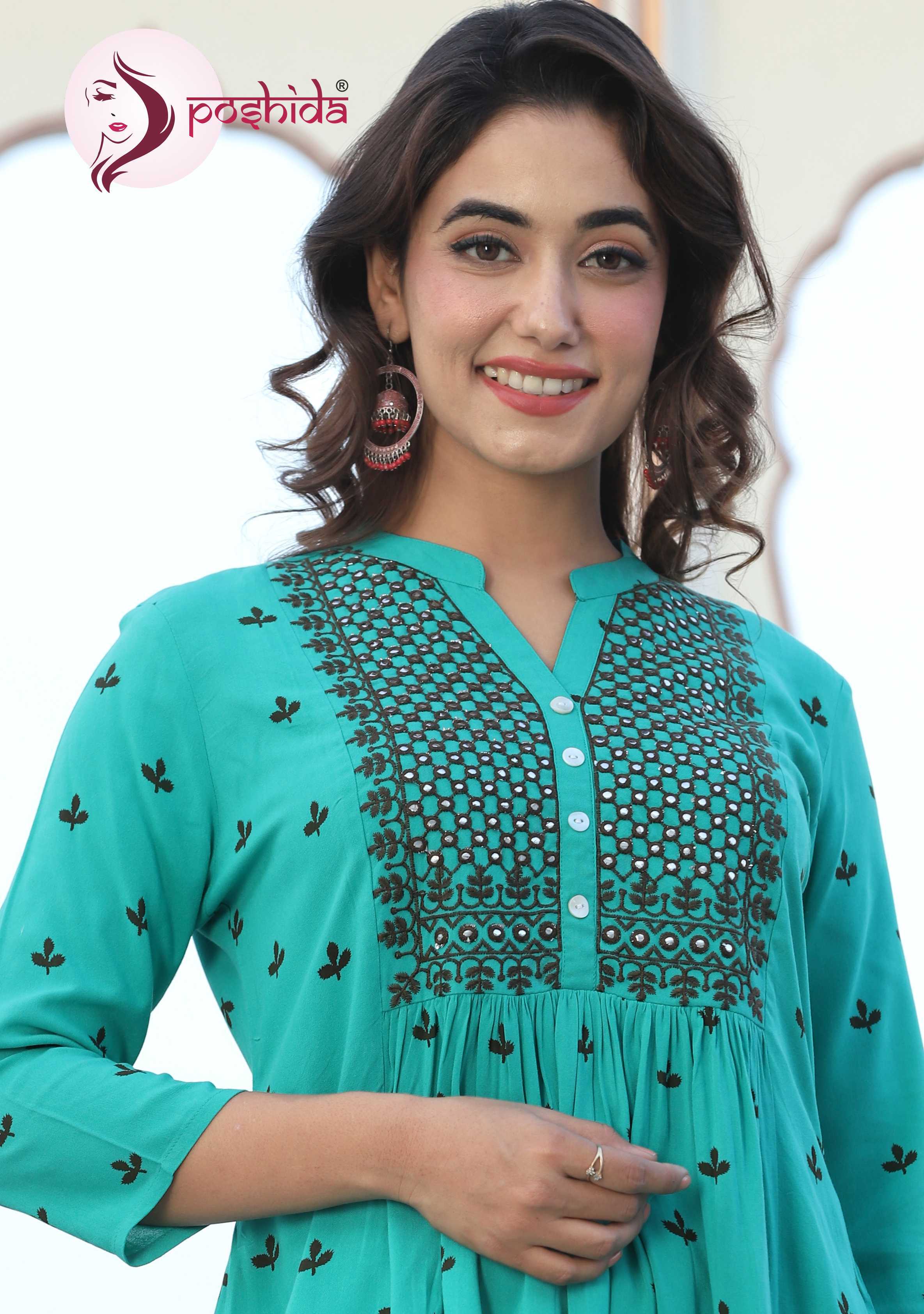 Washable Green Elegant Kurta
