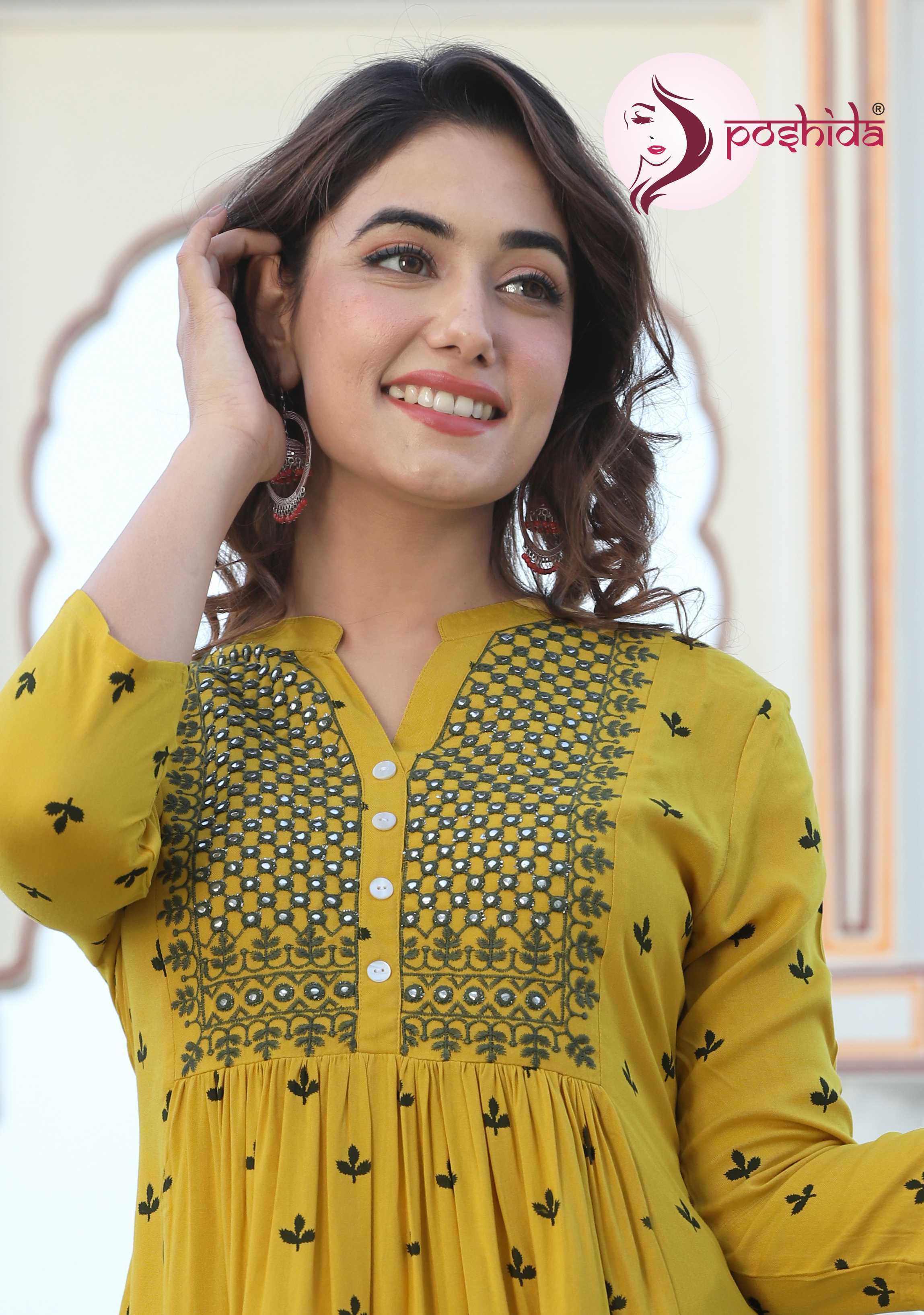 Yellow Mustard Elegant Kurta