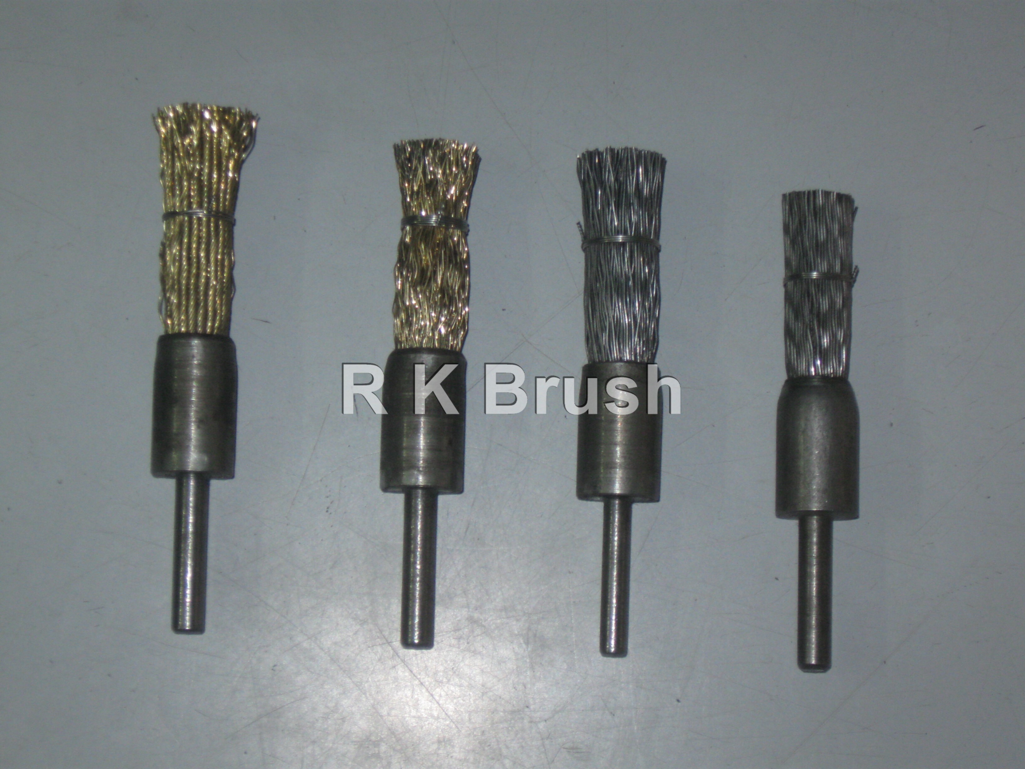 Abrasive Nylon End Brush - Color: Black