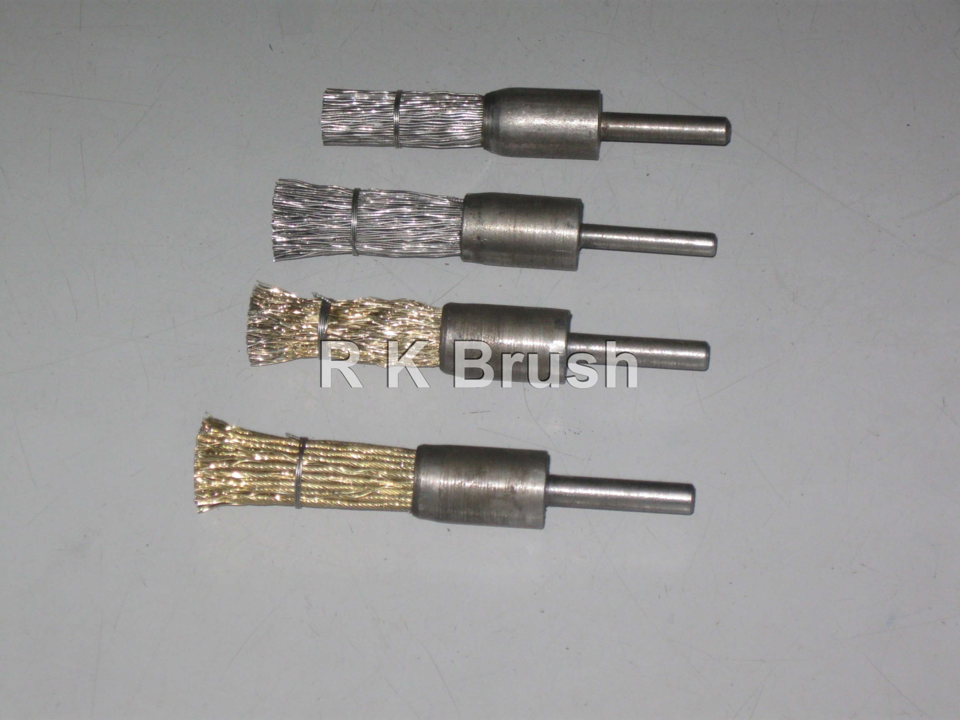 Abrasive Nylon End Brush - Color: Black