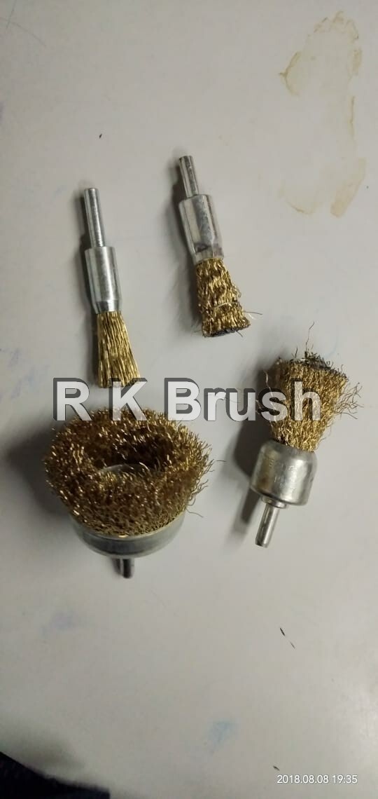Abrasive Nylon End Brush - Color: Black
