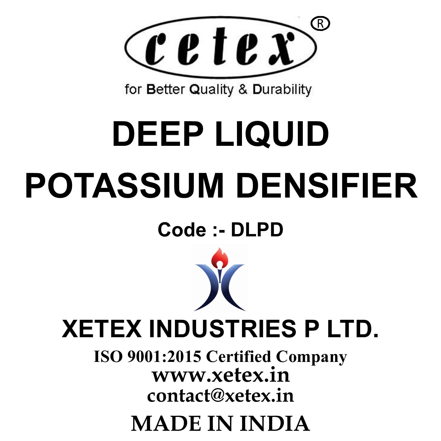 Potassium Densifier - Application: Penetrates The Surface And It Reacts With The Free Calcium Hydroxide To Produce A By-product