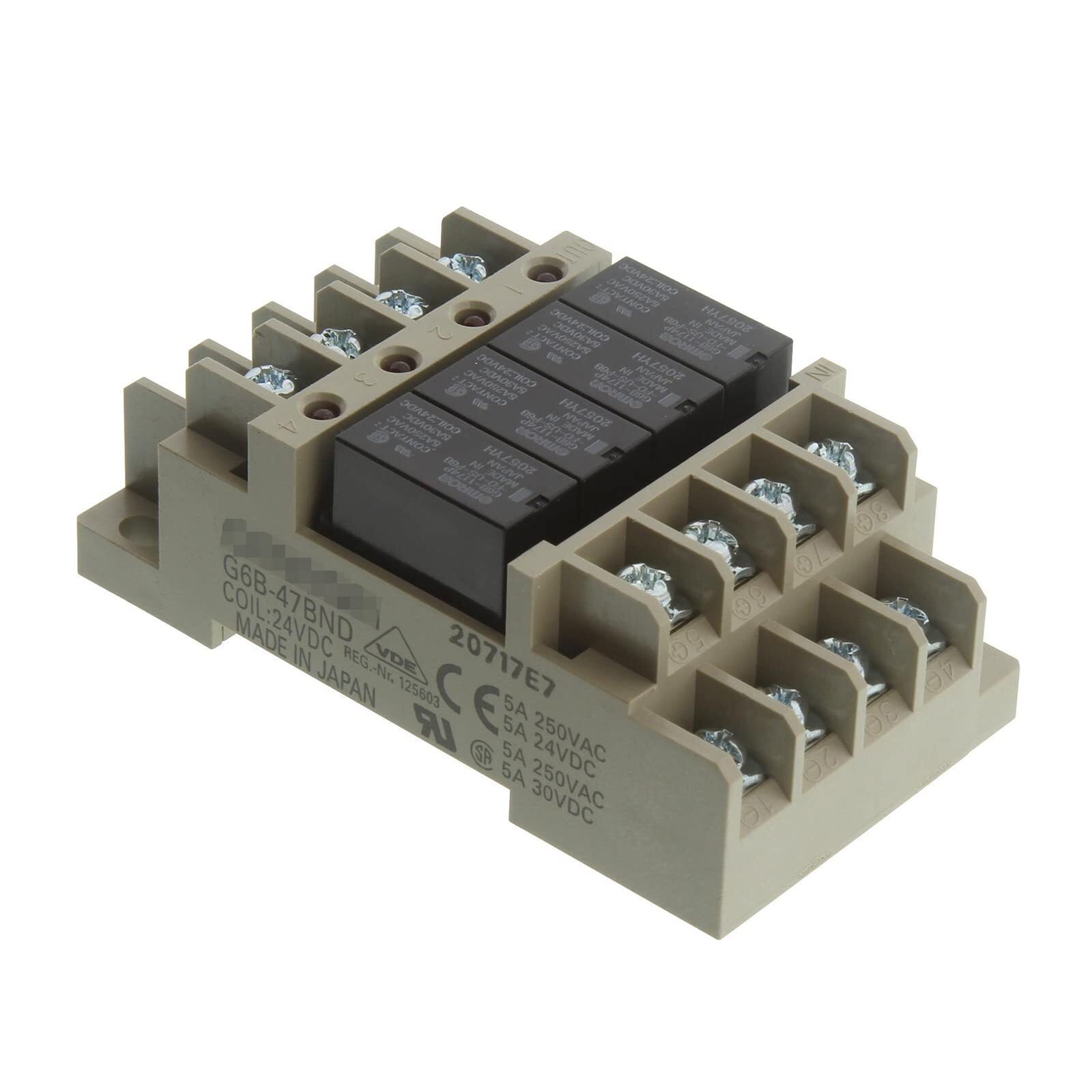 G6b-47bnd Dc24 Omron Terminal Relay