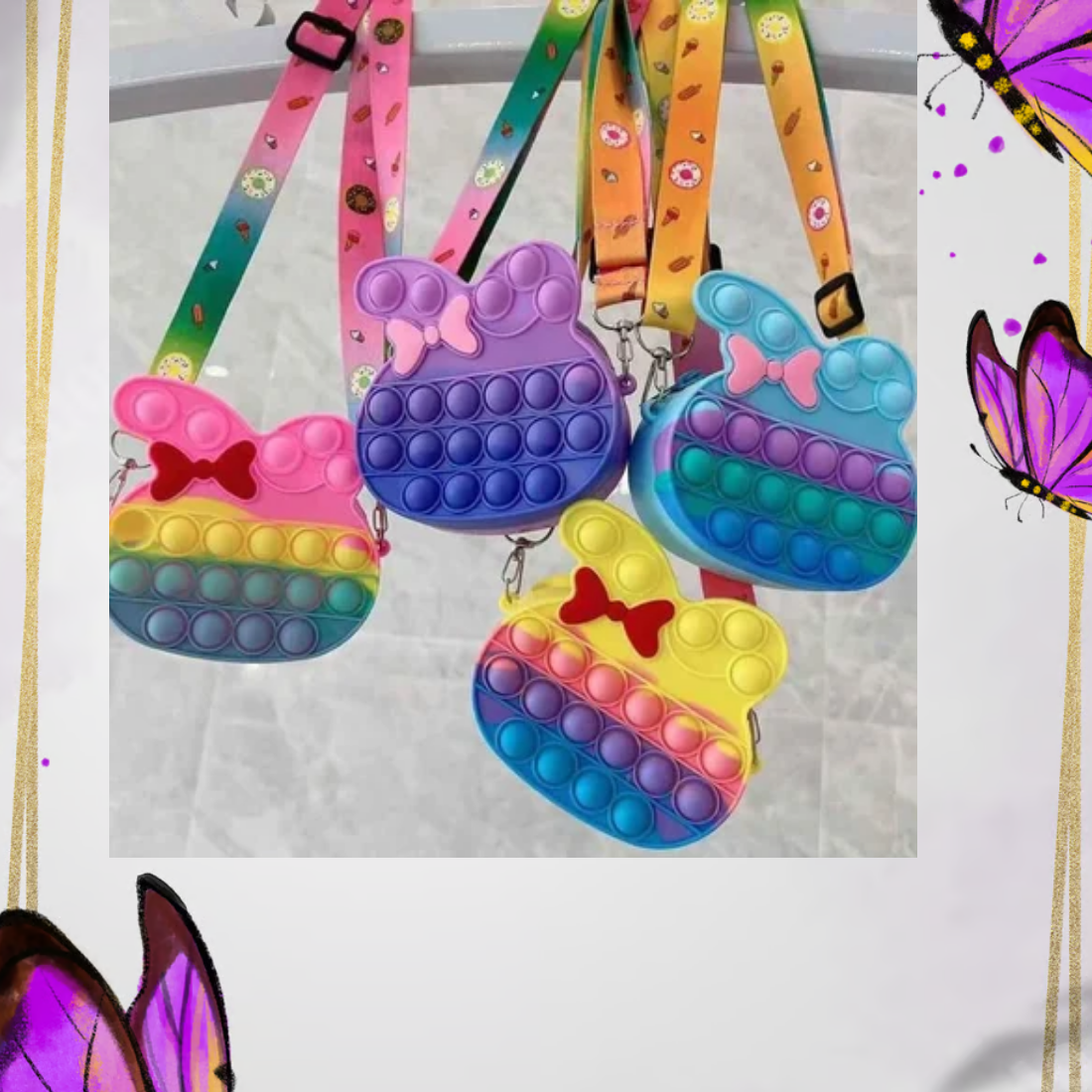 Butterfly Popit Sling Bag - Feature: Good Quality