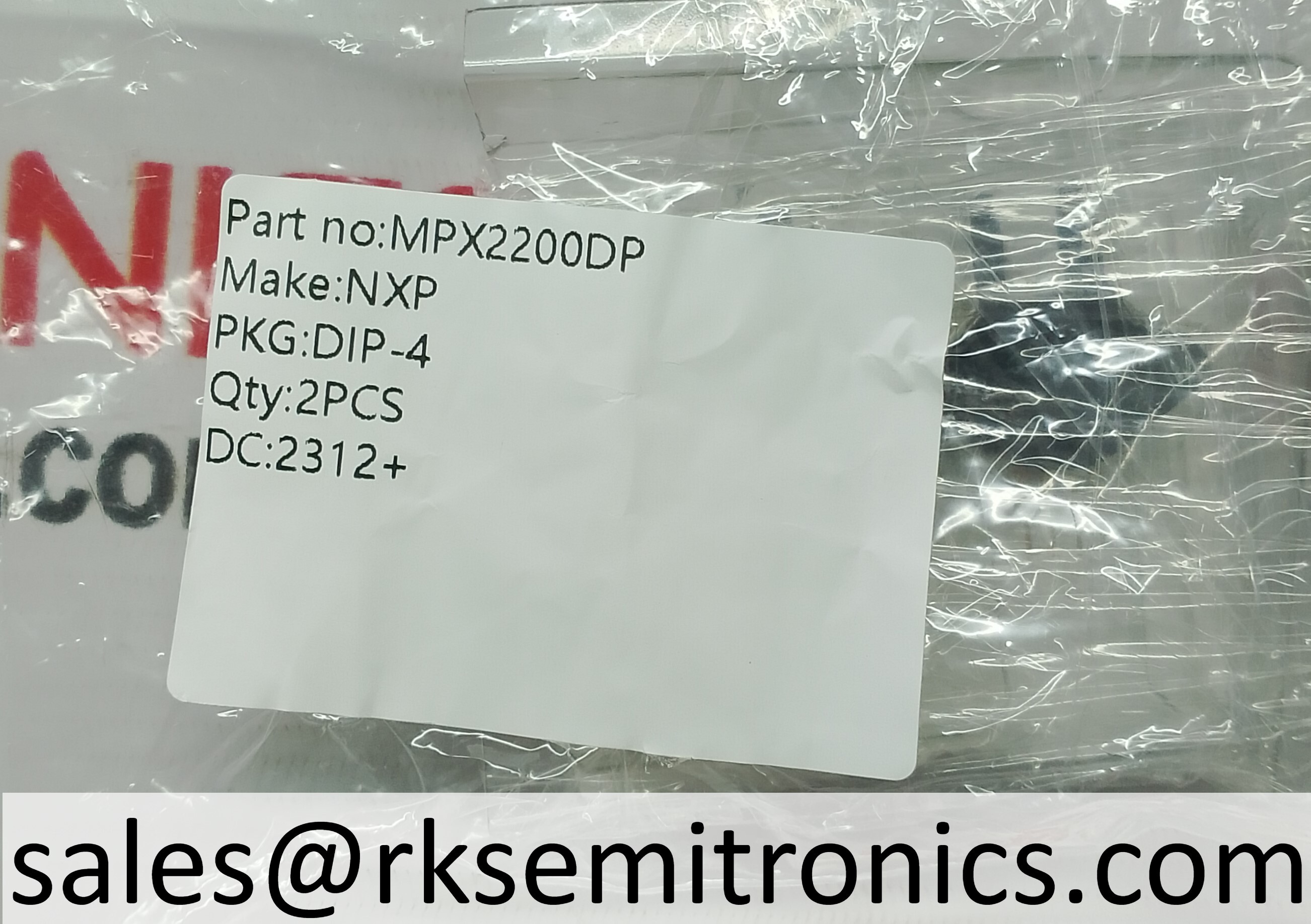 Mpx2200dp Board Mount Pressure Sensors - Material: Plastic & Metal