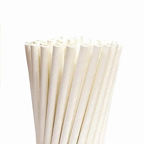 Paper Straw White 6mm