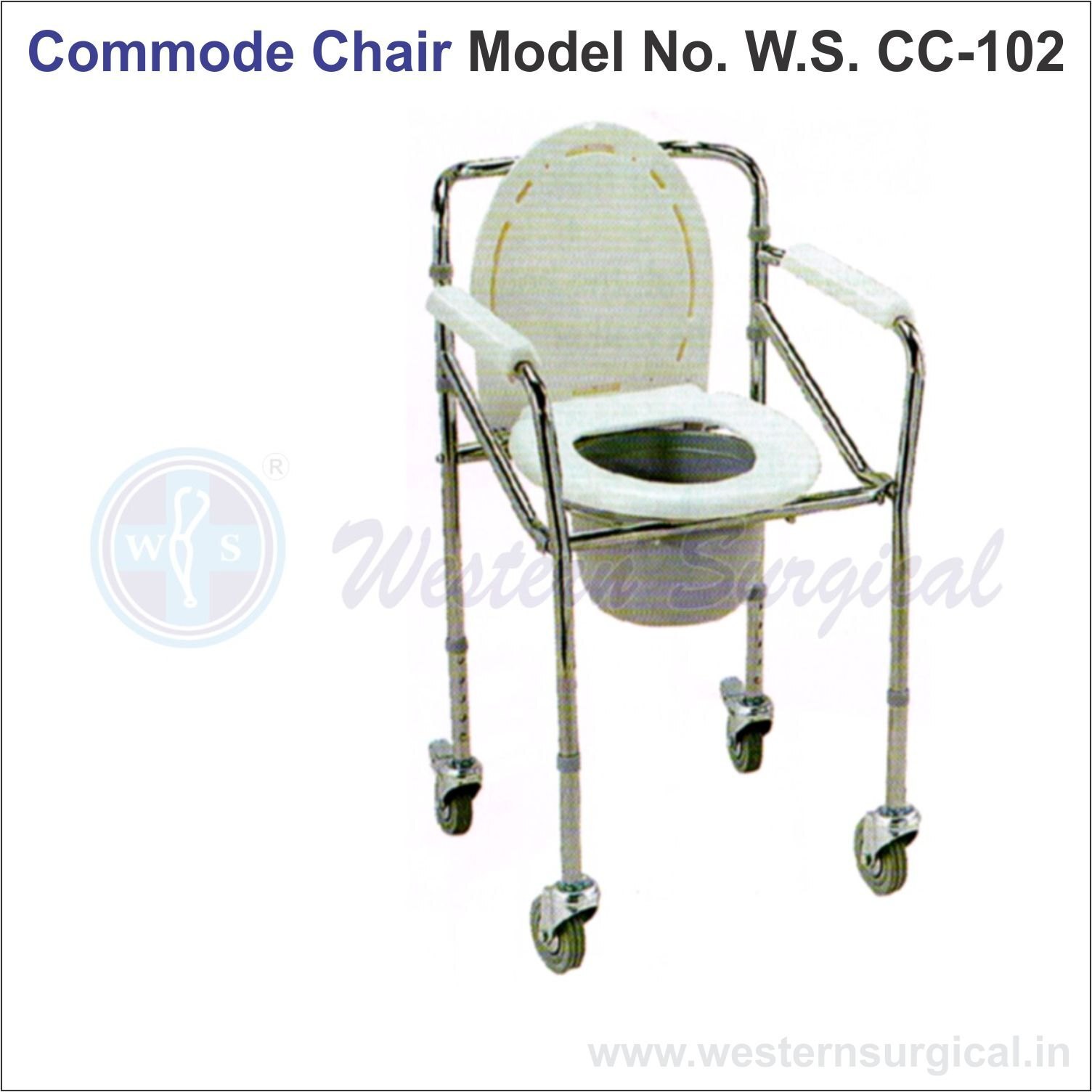 Commode Chair Model No. W.s. Cc - 102