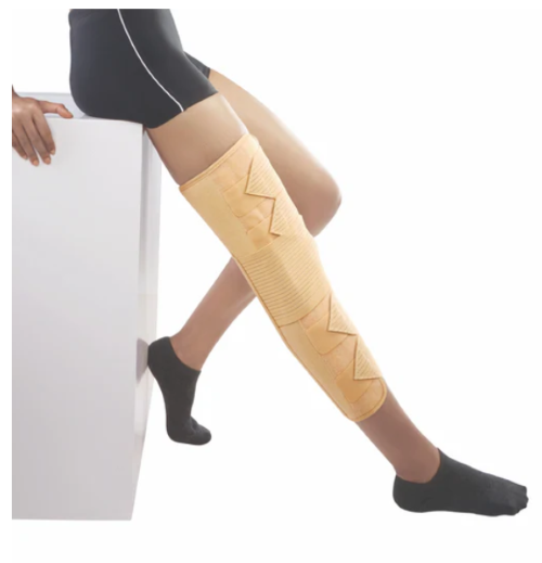 Knee Brace Long Type Vissco P.c.no 0701 (S/m/l/xl/xxl) - Color: Beige