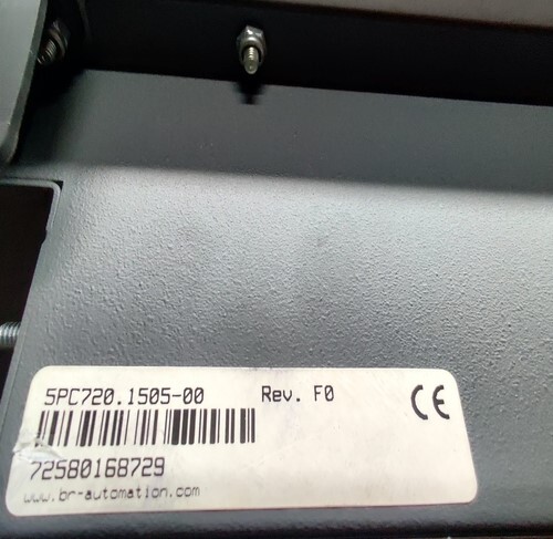 B&r 5pc720.1505-00 Operator Interface Panel Pc