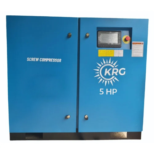 Blue 25 Hp Vfd Pm Drive Screw Air Compressor