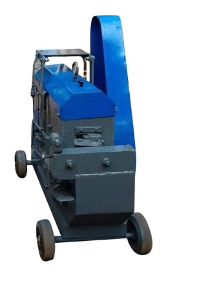 Hydraulic Bar Cutting Machine - Color: Blue