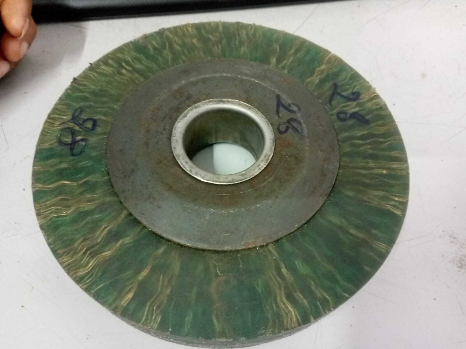 Buffing Rubber Brush - Color: Green