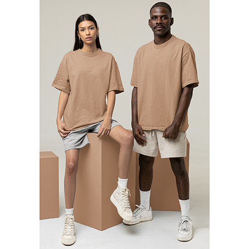 Different Available Coffee Regular Couple T-Shirt Set