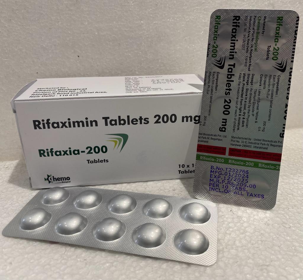 Rifaximin 200mg Tablets - Drug Type: General Medicines