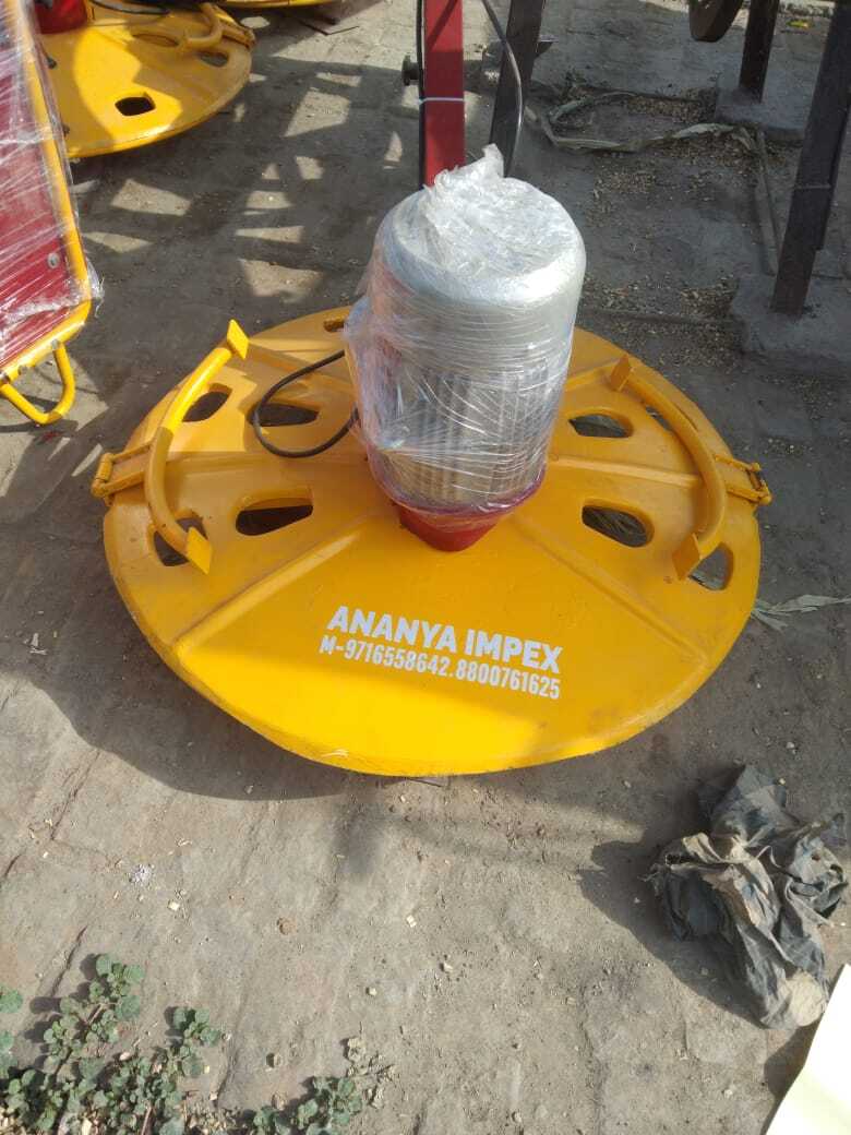 5hp Power Trowel Floater - Color: Yellow