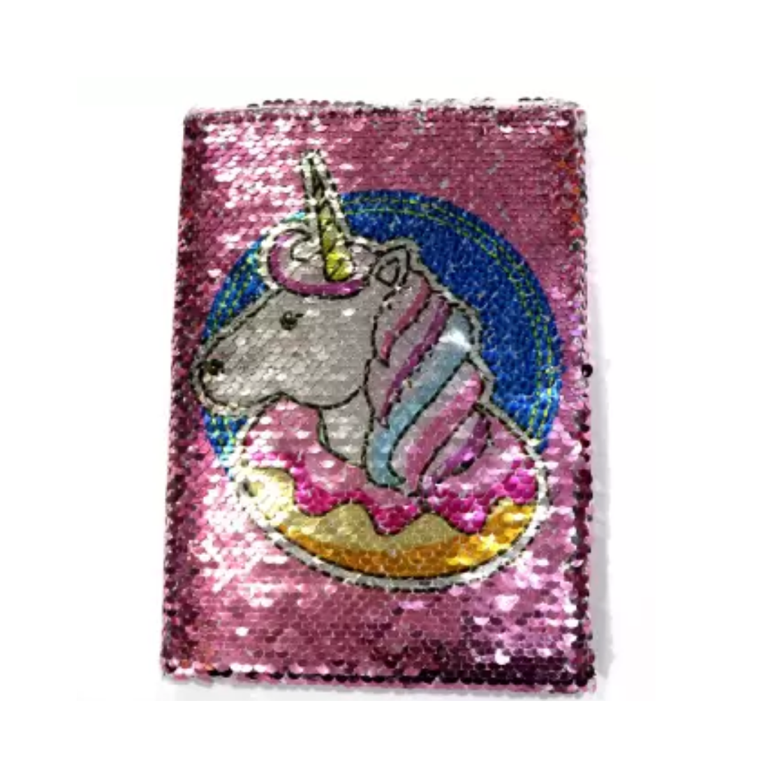 Colour Changing Notebook - Paper And Sequins, 78 Pages With Lines, Unique Shimmering Design For Creative Expression And Stylish Note-taking
