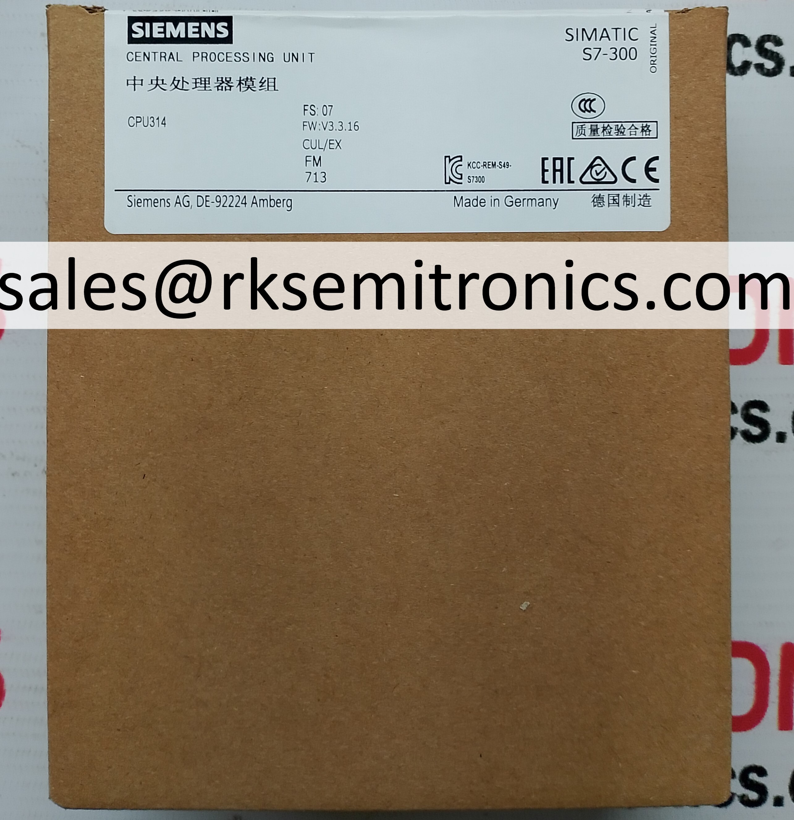6es7314-1ag14-0ab0 Programmable Logic Controller