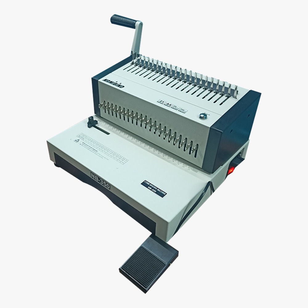 Electric Comb Binder Machine 500 Sheet Binding Capacity Punching Capacity 20 Sheet