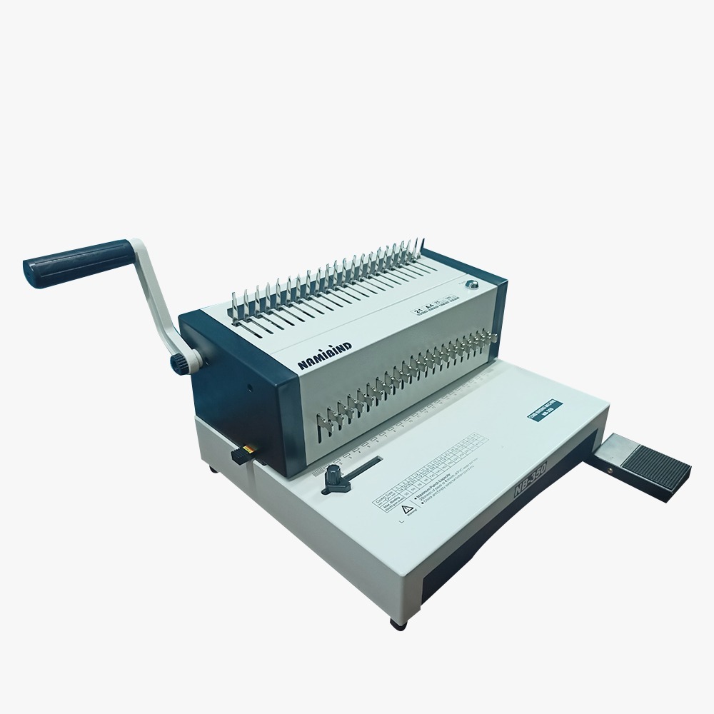 Electric Comb Binder Machine 500 Sheet Binding Capacity Punching Capacity 20 Sheet