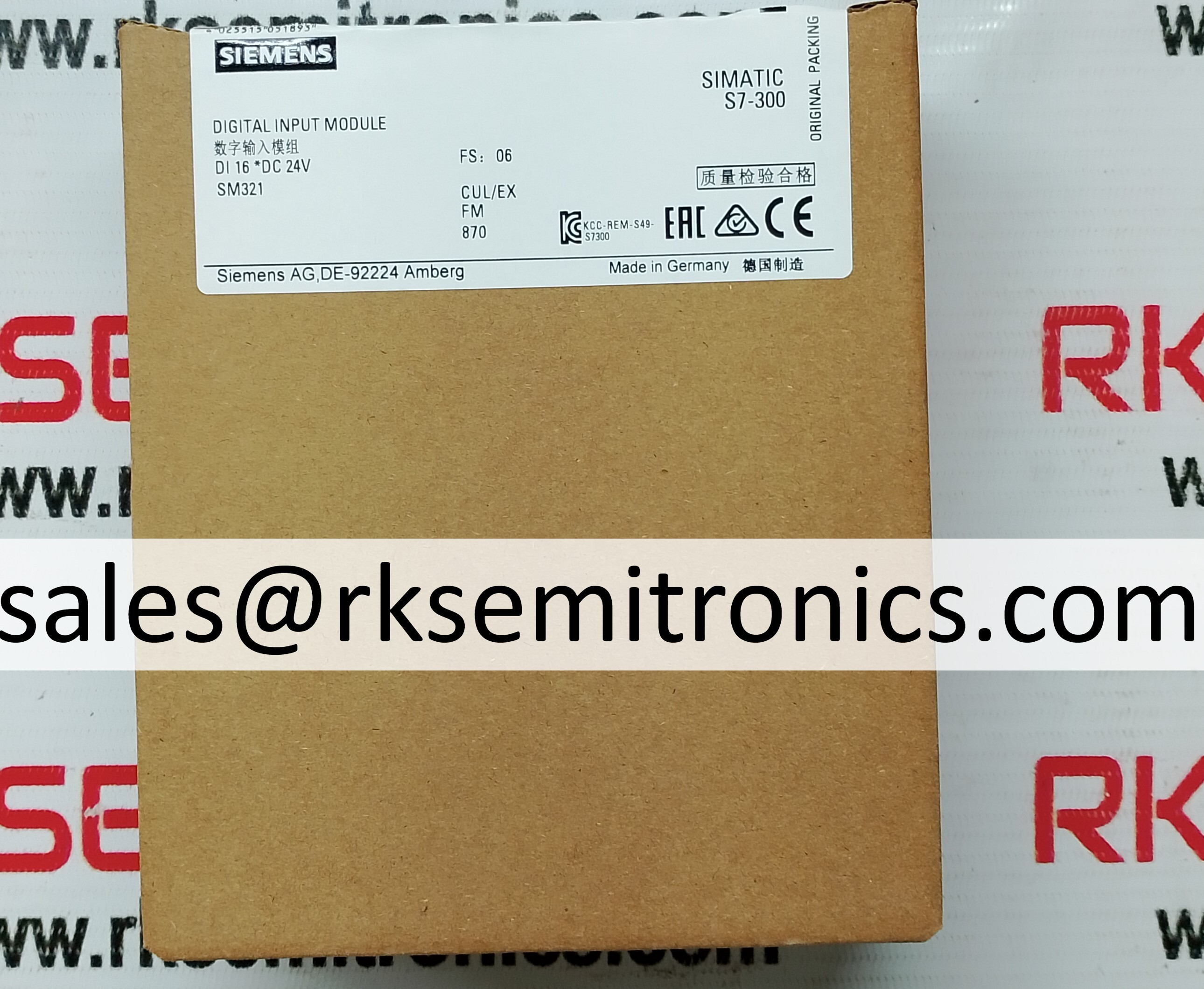 6es7322-1bh01-0aa0 Programmable Logic Controller