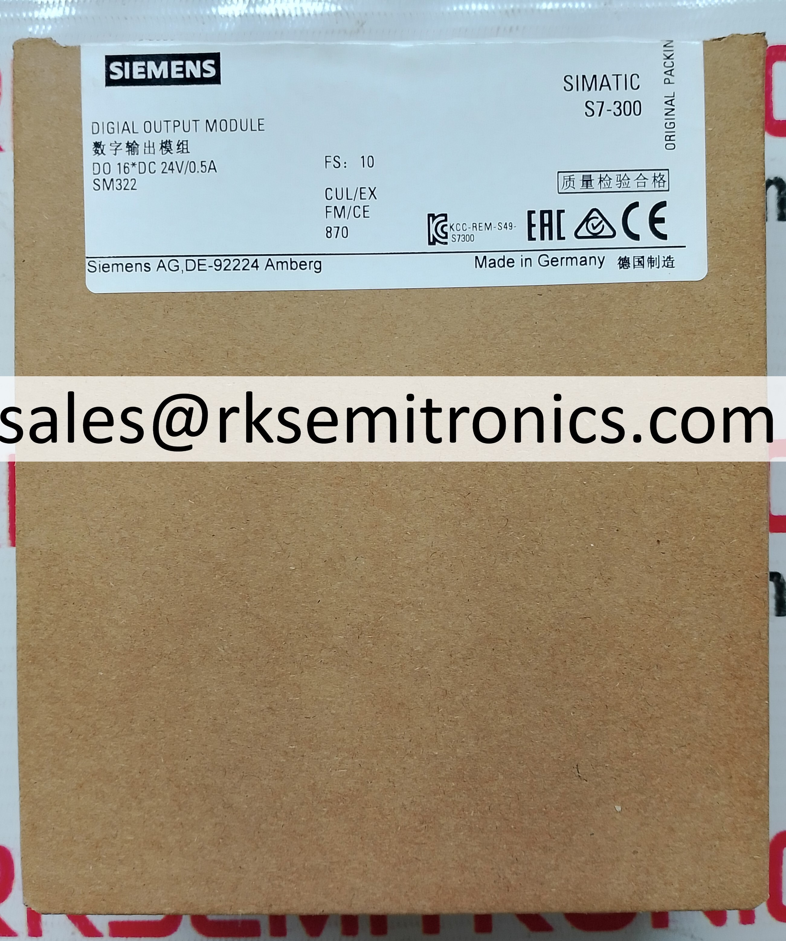 6es7321-1bh02-0aa0    Programmable Logic Controller