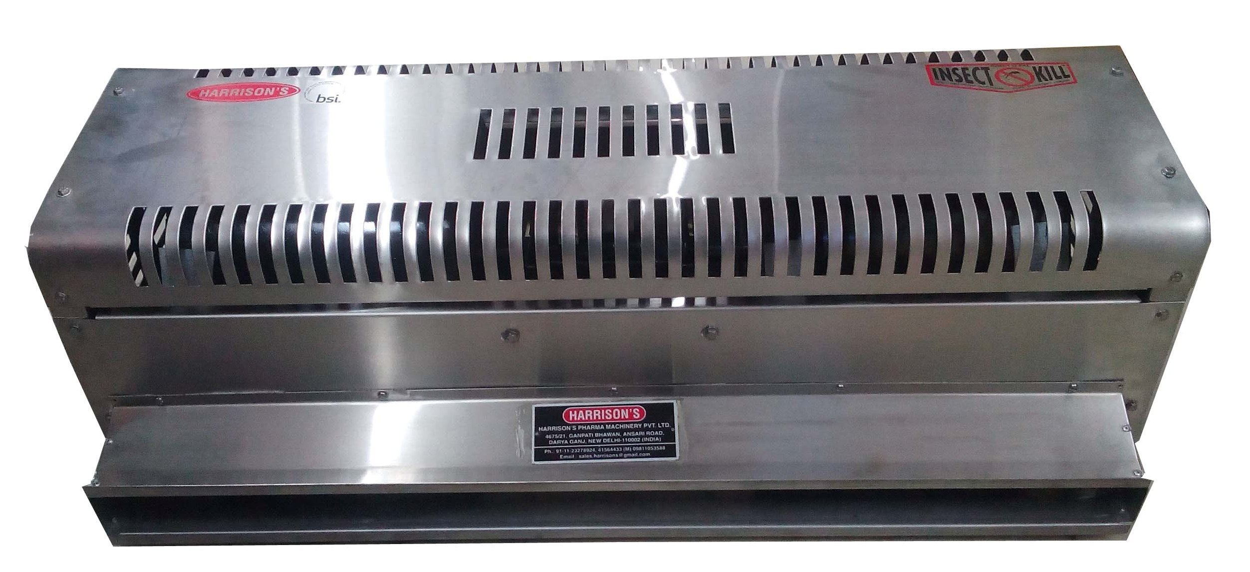 Air Curtain - Stainless Steel, Grey Color | 18 Mps Air Velocity, 230 Vac Voltage, 50 Watt Power, Semi-automatic Control Mode