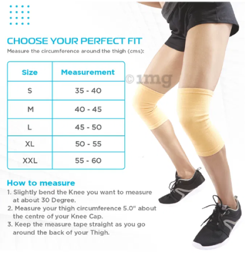 Beige Knee Cap P.c.no 0705 (S/m/l/xl/xxl)