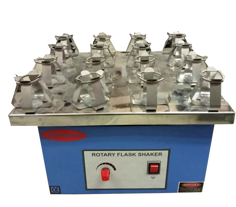 Rotary Shaker - Heavy Mild Steel, 20mm Amplitude, 30-500rpm Speed Range | Brushless Induction Motor, Stepless Frequency Control, Compact Counter Balanced Drive Mechanism