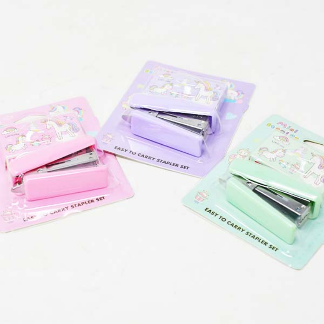 Mini Stapler - Plastic & Steel, Compact Design With 400 Easy-to-use Staples