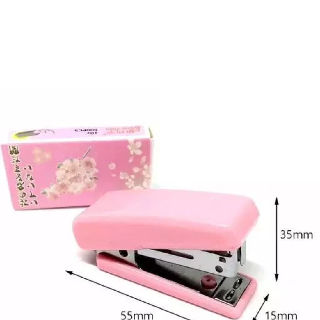 Mini Stapler - Plastic & Steel, Compact Design With 400 Easy-to-use Staples