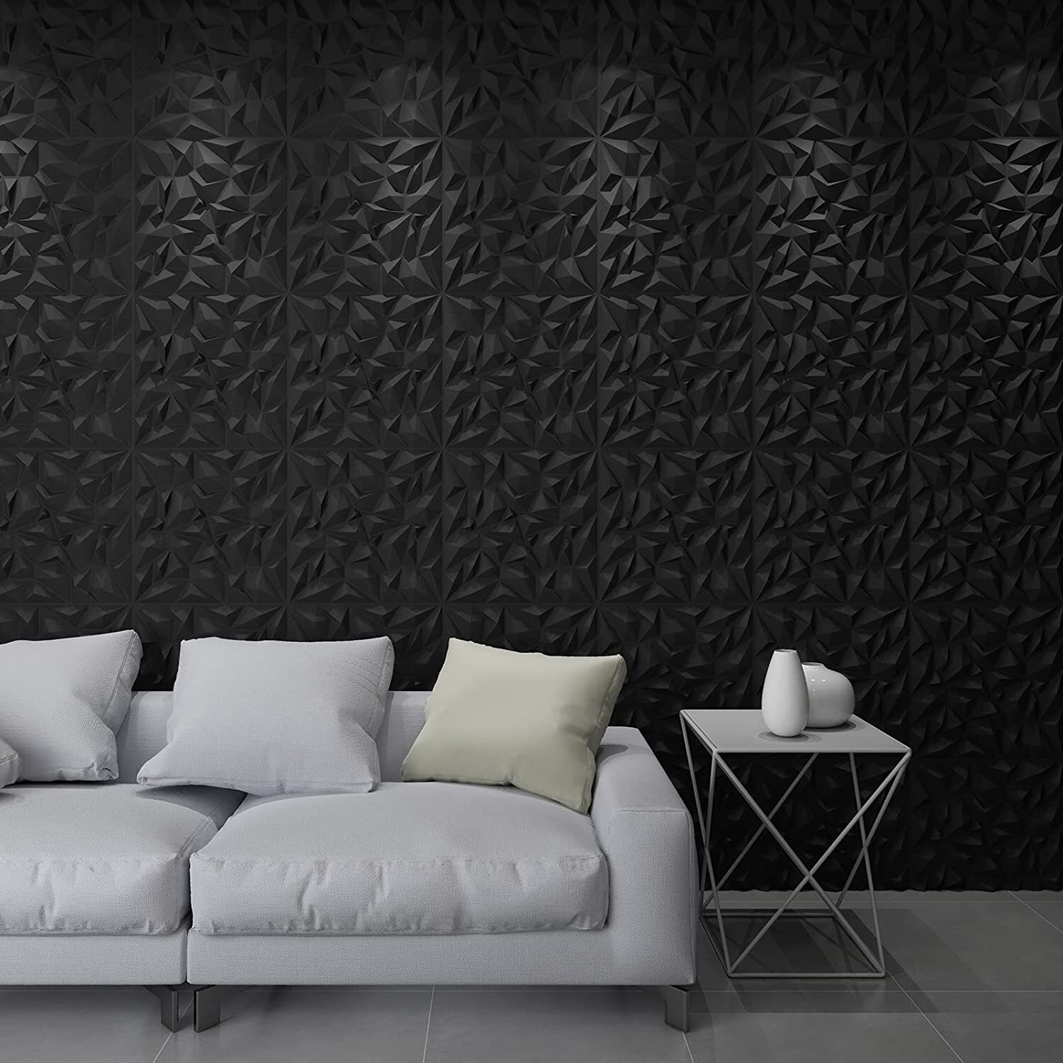 Diamond Black Pvc Panel
