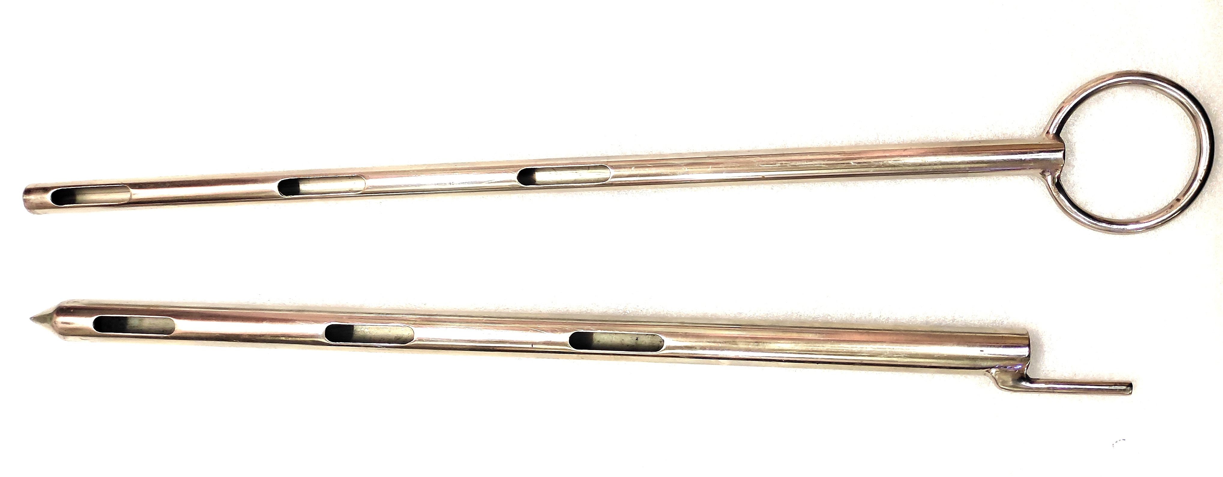 Powder Sampling Rod - Color: Silver