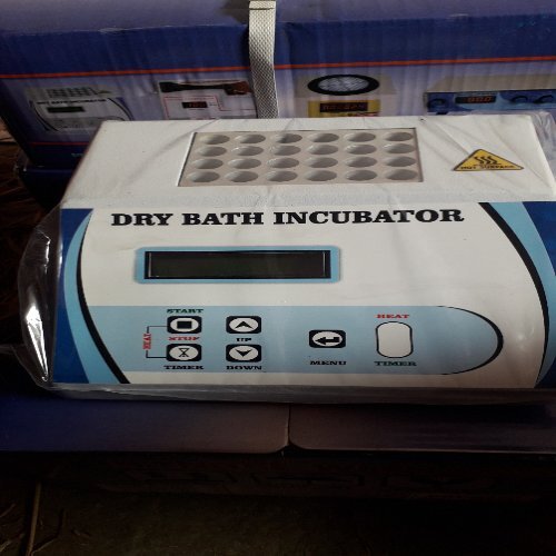 Dry Bath Incubator - Aluminum, 24 Block Capacity For 12mm Tubes | Temperature Range Ambient To 100â°c, Â±0.5â°c Accuracy, Digital Timer