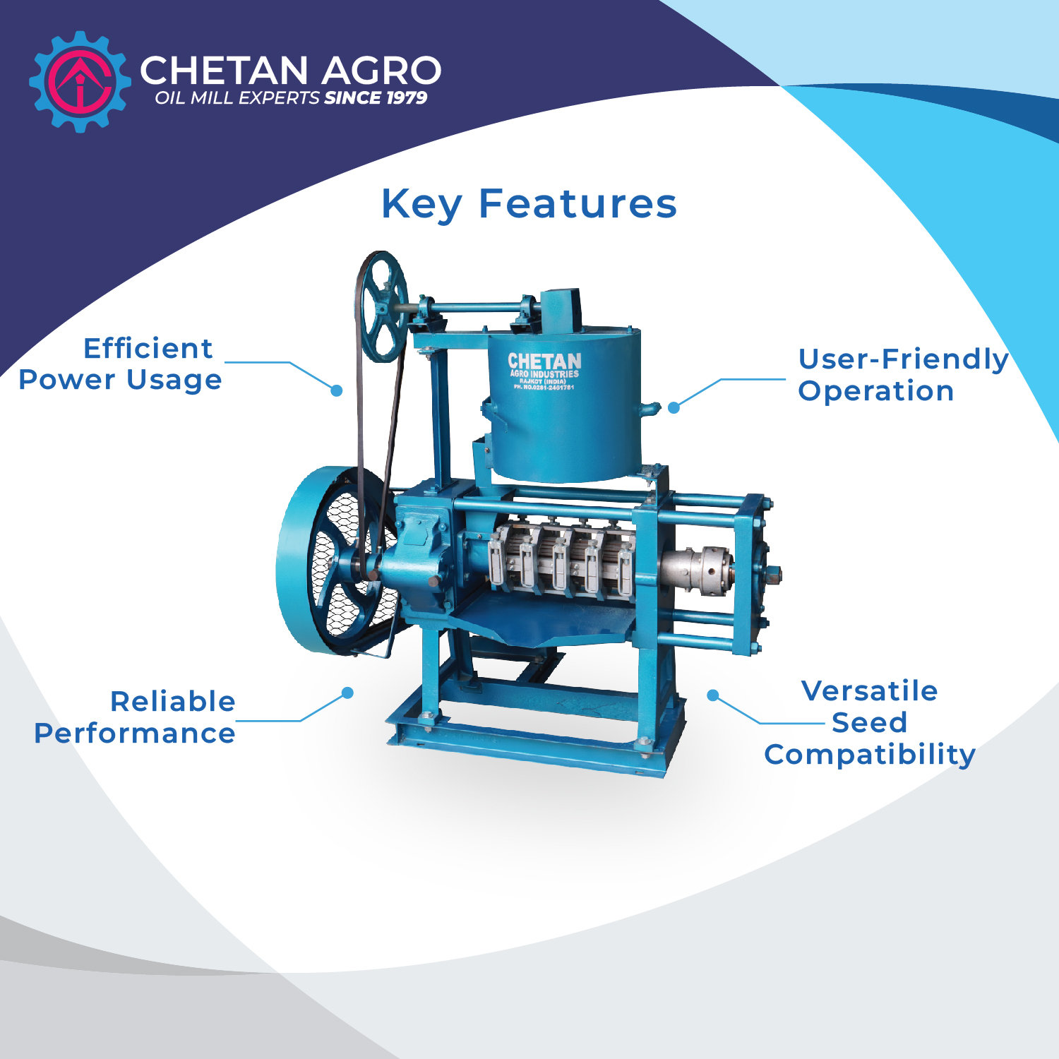 Mustard Mini Oil Mill Plant Chetan Agro Oil Expeller Capacity 30 Kg/hour