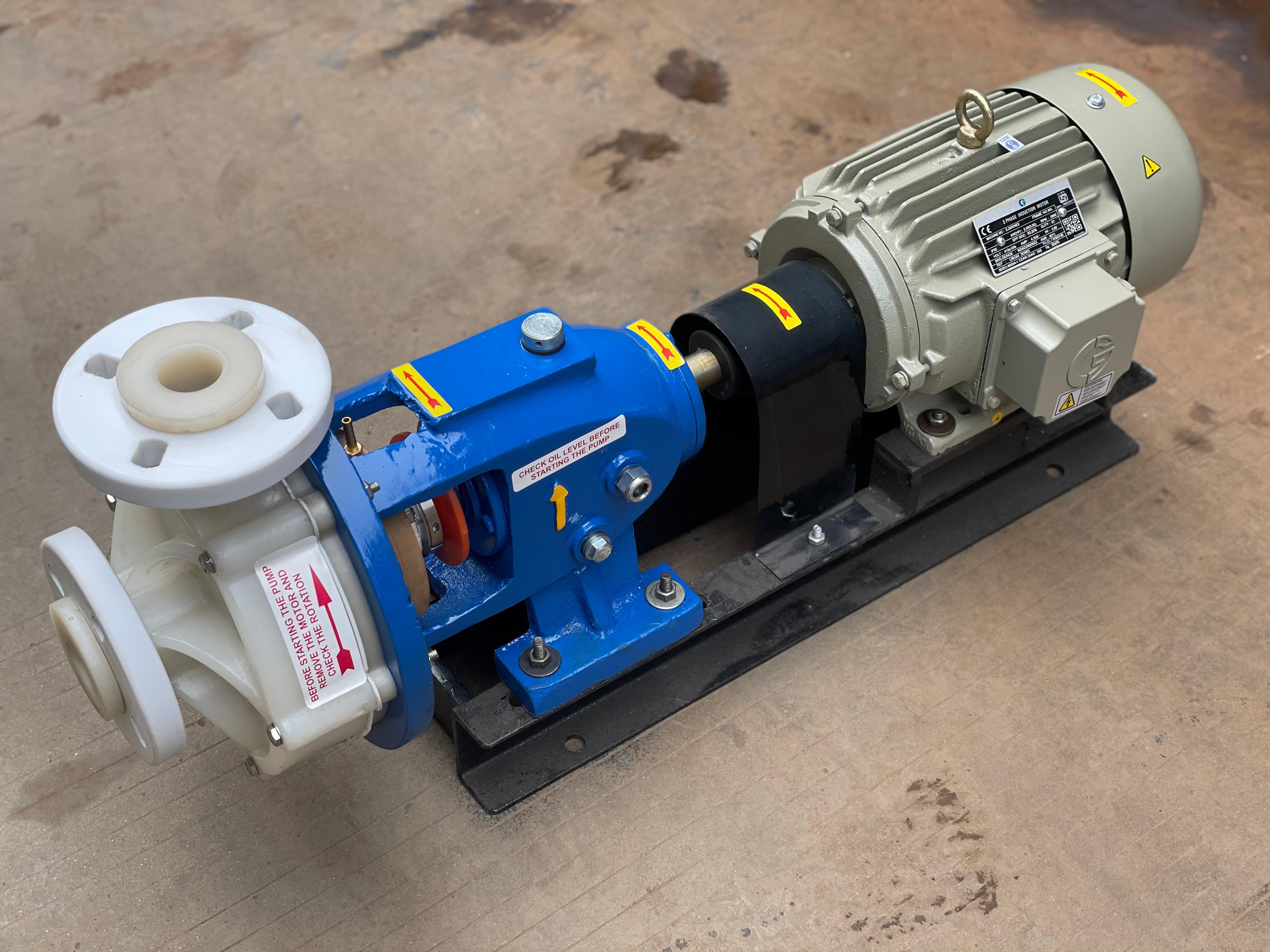 Sulphuric Acid Transfer Pump - Polypropylene, 80â°c Temperature Resistance | Corrosion Resistant, Rugged Design, Lightweight, Reliable Performance