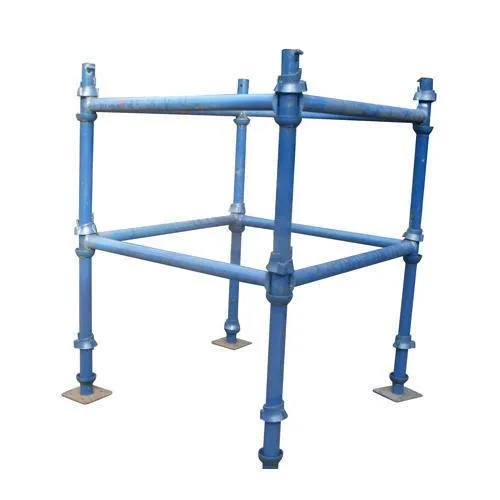 Cuplock Scaffolding System - Mild Steel Modular Design, Integral Pin, Standard Prop Head | Forged Components, Quick Assembly & Disassembly