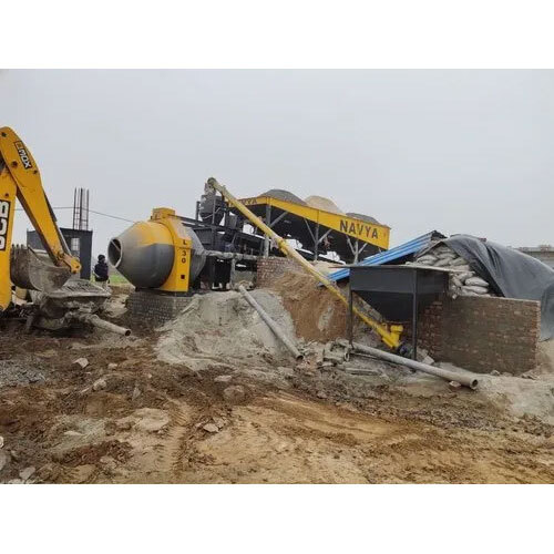 Inline Concrete Batching Plant - Mild Steel, 1 Year Warranty | Good Quality Production Equipment