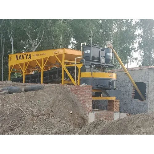Concrete Mixing Plant - 15 Hopper Capacity, Customized Color | Plc Control, High Efficiency, Low Energy Consumption, 1 Year Warranty