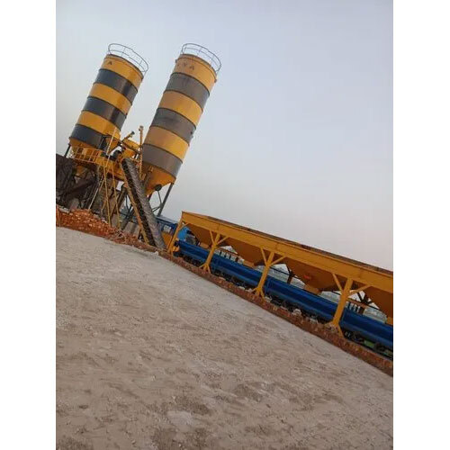 Inline Pan Mixer Concrete Batching Plant - Conveyor Capacity: As Per Requrement