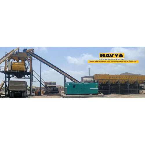 Stationary Inline Automatic Concrete Batching Plant - General Use: Construction