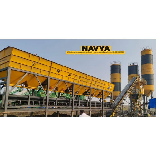 Stationary Inline Automatic Concrete Batching Plant - General Use: Construction