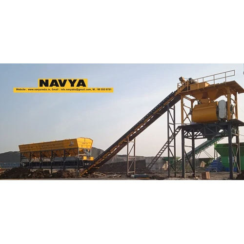 Stationary Inline Automatic Concrete Batching Plant - General Use: Construction
