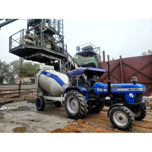 White Tractor Operated Mixer