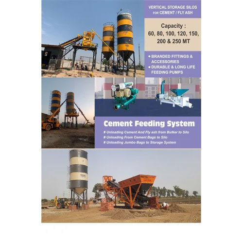 Cement Silo - Color: Yellow/black