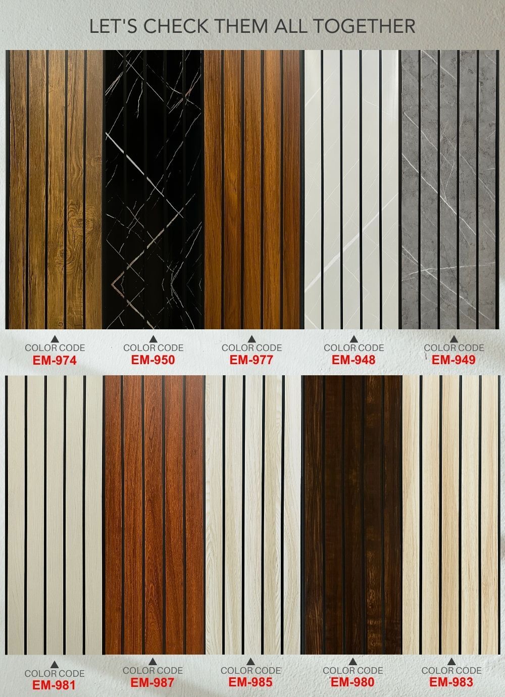 Delby Eco Fluted Pvc Panels Vol.3 (imported at 150.00 INR in Ludhiana ...