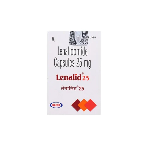 Lenalidomide Capsules - 25 mg Strength, 30 Count | Prescription for Lepra Reaction & Multiple Myeloma, 2-Year Shelf Life