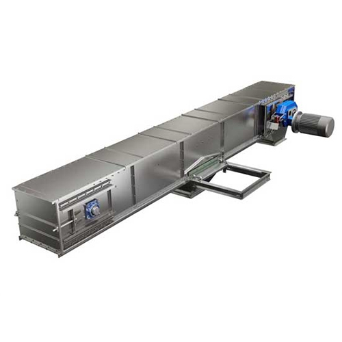 Industrial Chain Conveyor - Mild Steel, Standard Size | Durable Material Handling Solution with Warranty and Installation Services
