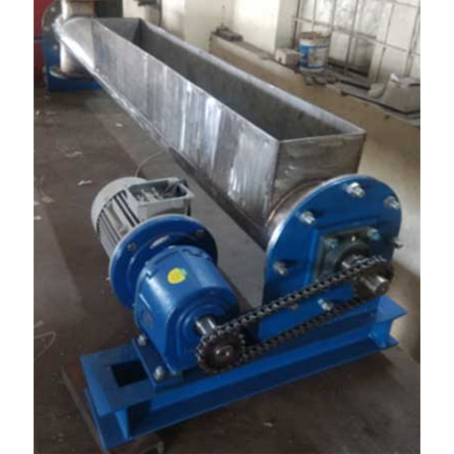 Industrial Screw Conveyor - Mild Steel, Standard Size | Roller Structure, Durable, Reliable, Warranty Included