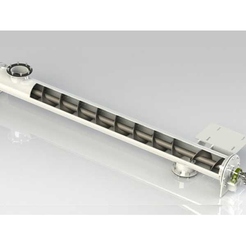 Industrial Screw Conveyor - Mild Steel, Standard Size | Roller Structure, Durable, Reliable, Warranty Included